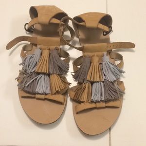 ASOS tassel sandals size 7
